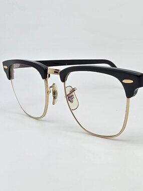 Ray-Ban B&L W0365 Clubmaster Ebony Gold Sunglasses FRAME ONLY USA 48-15-142